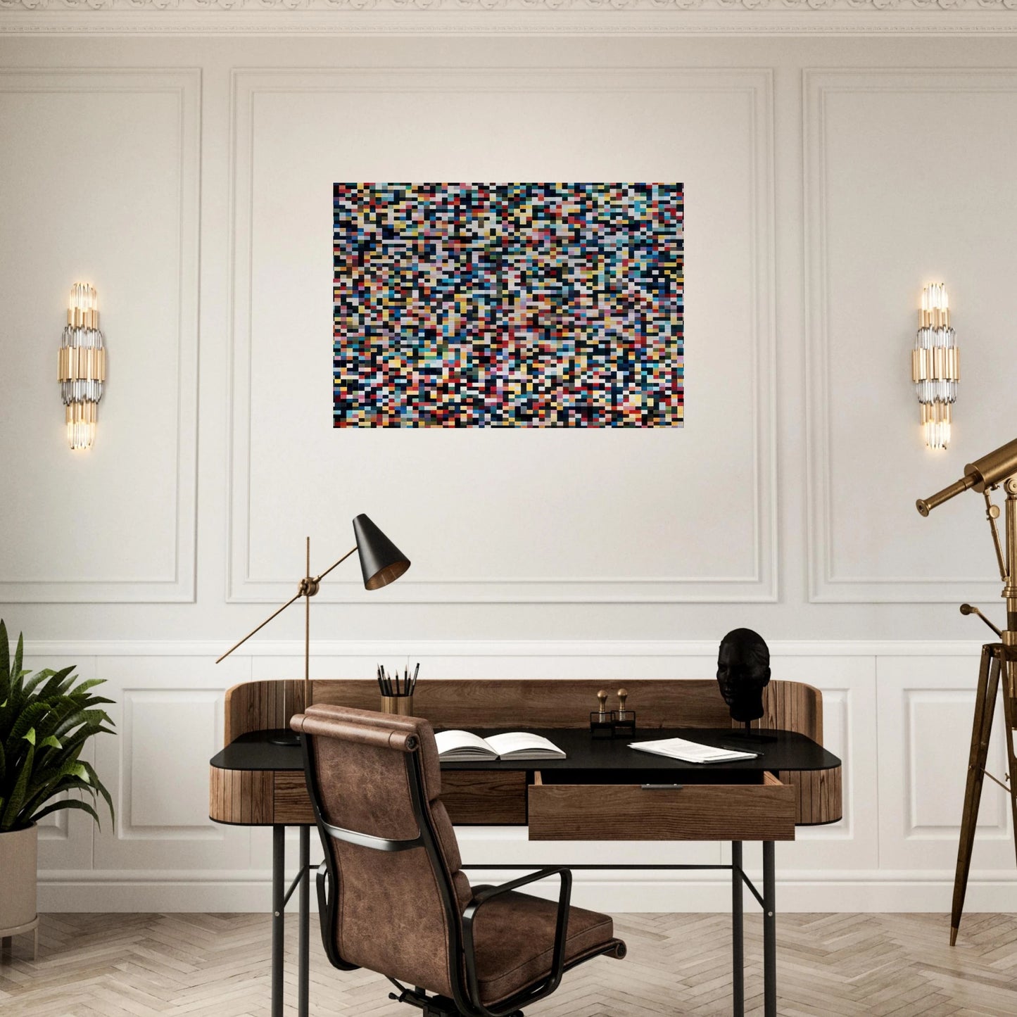 4096 COLOURS 1974 - Gerhard Richter Brushed Aluminum Print - 70x100 cm / 28x40 inches | Gerhard Richter Aluminum Print | Gerhard Richter Prints