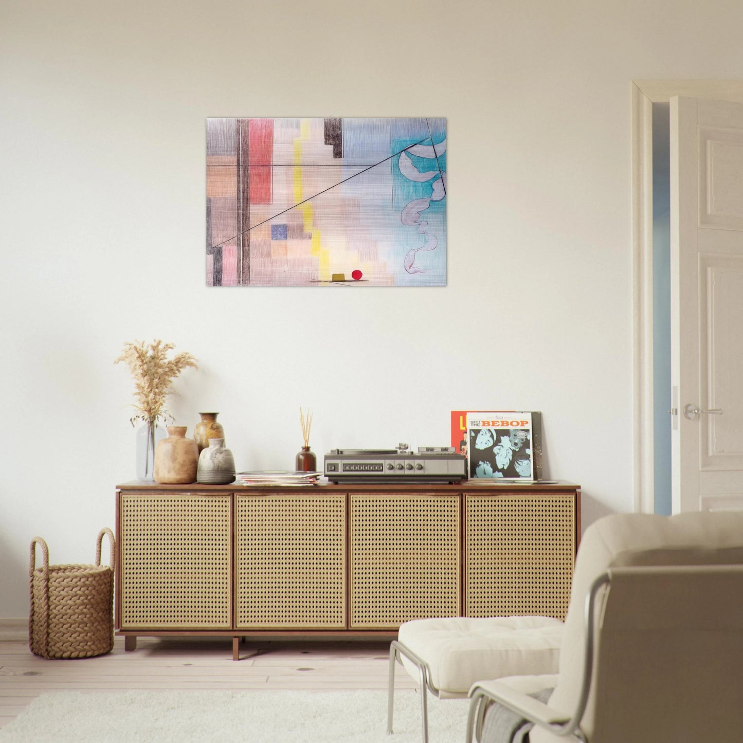 Die Kontraste - Abstract Art - Johannes Itten Brushed Aluminum Print - 70x100 cm / 28x40 inches | Johannes Itten Aluminum Print | Johannes Itten Prints