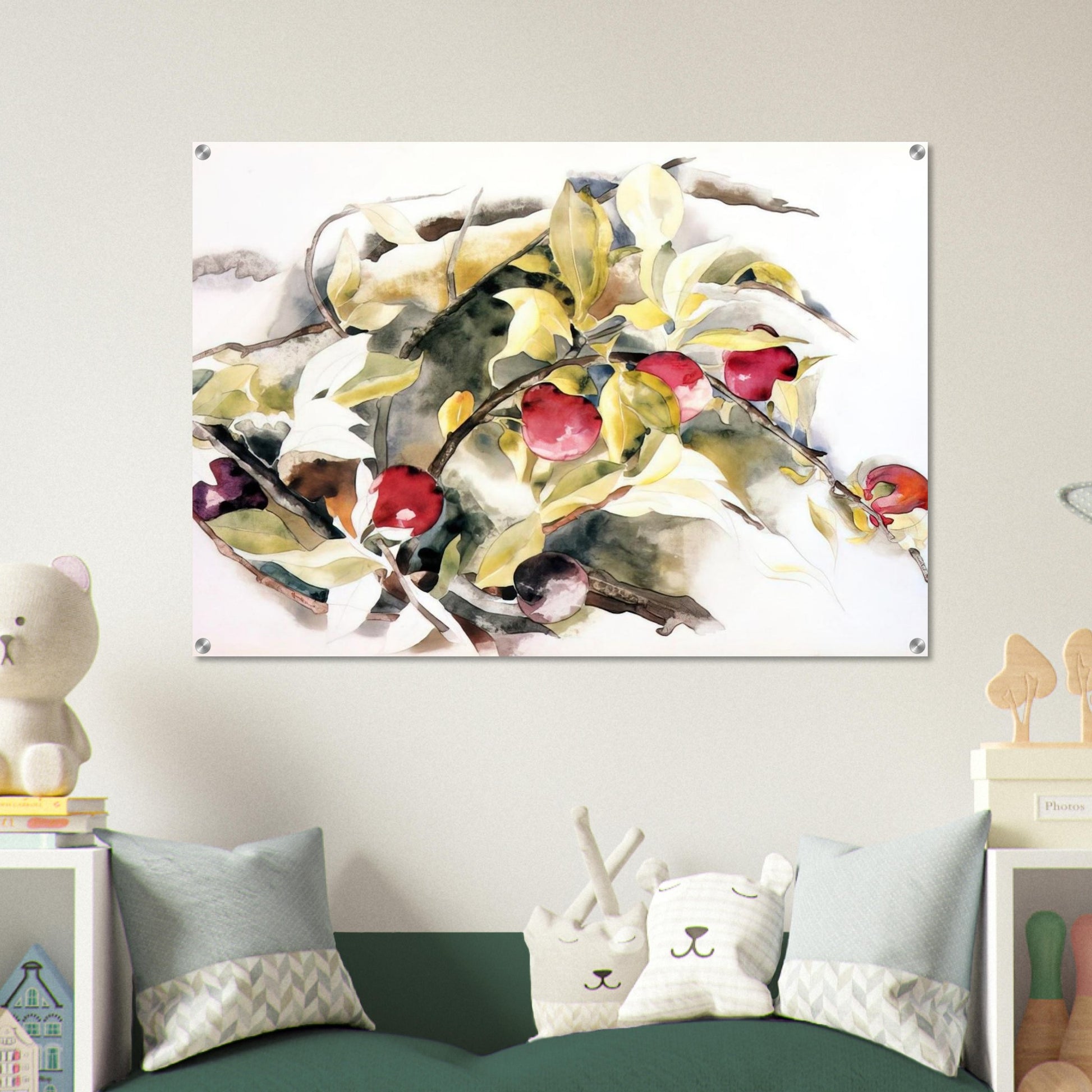 Plums - 1925 - Charles Demuth Acrylic Print - 70x100 cm / 28x40″ inches