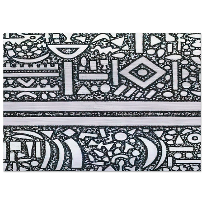 From the Edge of Darkness - 1992 - Richard Pousette-Dart Brushed Aluminum Print - 70x100 cm / 28x40 inches | Richard Pousette-Dart Aluminum Print | Richard Pousette-Dart Prints