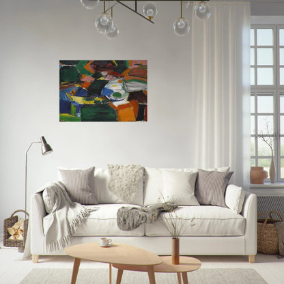 Orchard Street #2 - Grace Hartigan Brushed Aluminum Print - 70x100 cm / 28x40 inches | Grace Hartigan Aluminum Print | Grace Hartigan Prints
