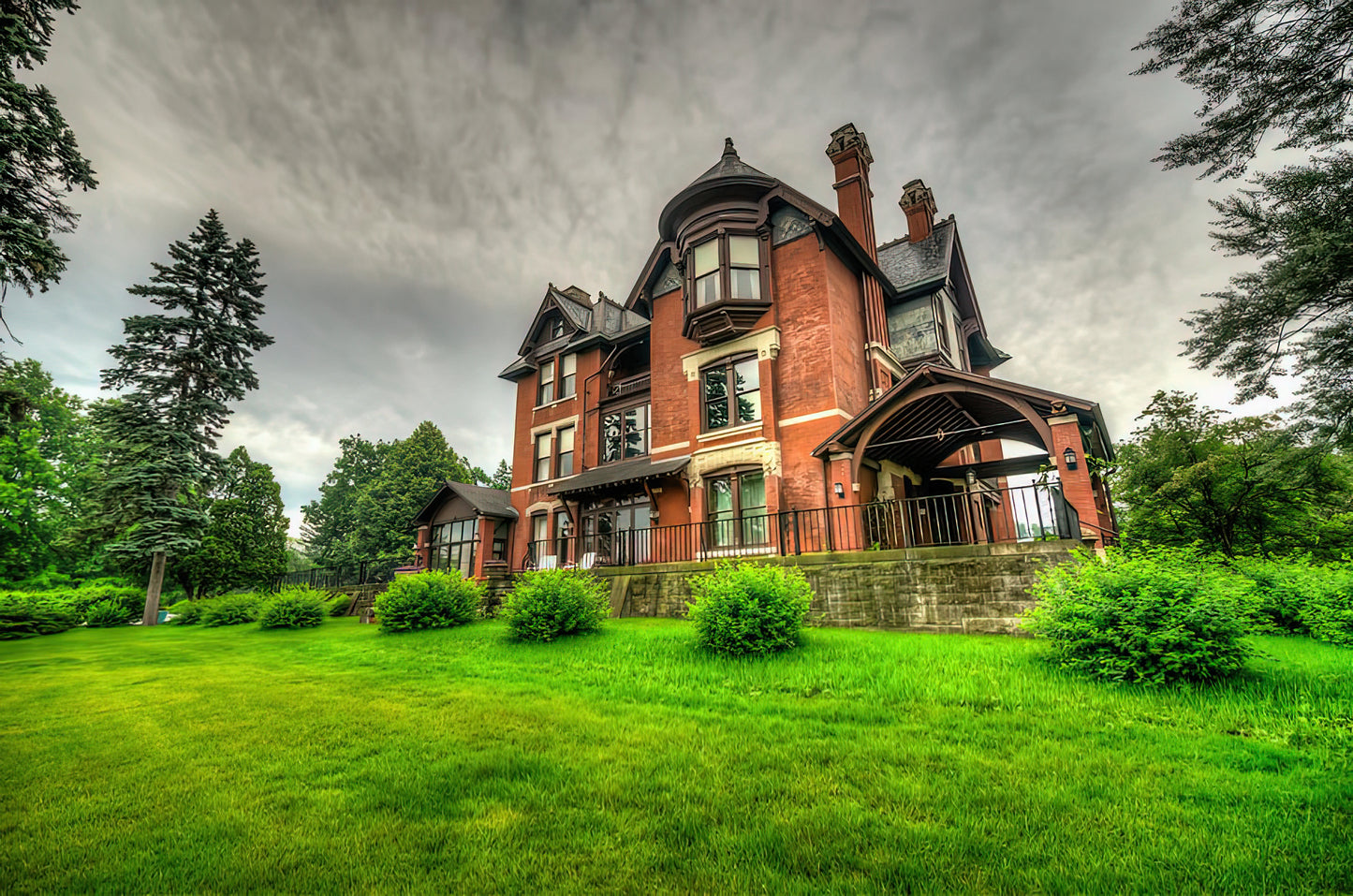 Brucemore Mansion in Cedar Rapids Art Print | RedKalion