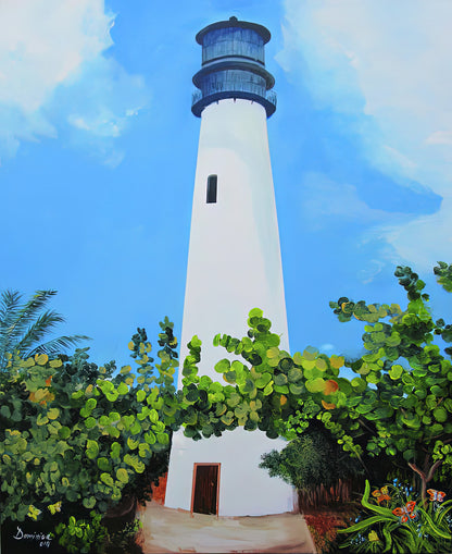 El Farito Key Biscayne Art Print | Fine Art Print | RedKalion