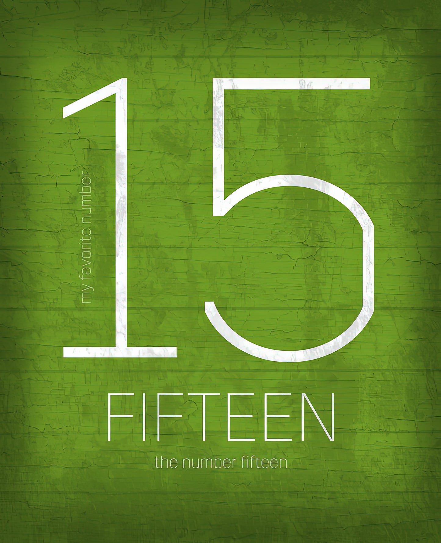 Fifteen 15 Graphic Art Print | Abstract Expressionist Series | RedKalion