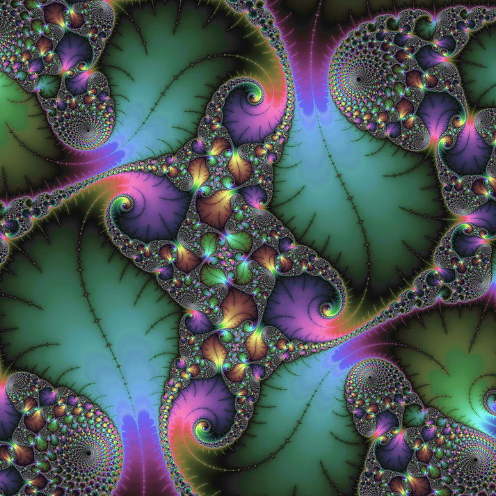 Fractal Paintings Art Print: Mandelbrot Set Fine Art Print | RedKalion