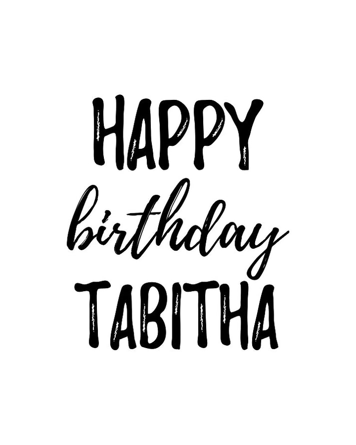 Happy Birthday Tabithia Galaxy Art Print | Museum-Quality Fine Art Print | RedKalion