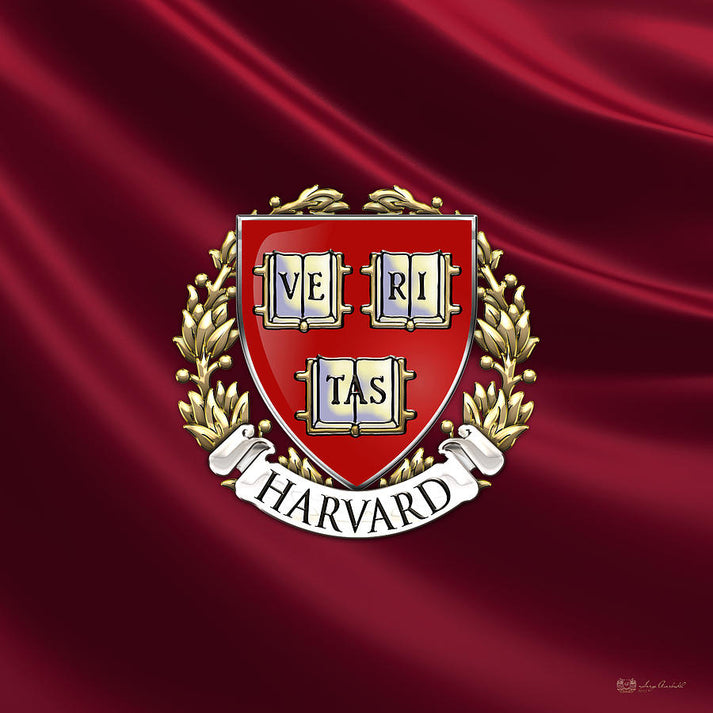 Harvard University Colors Art Print | Premium Fine Art Print | RedKalion