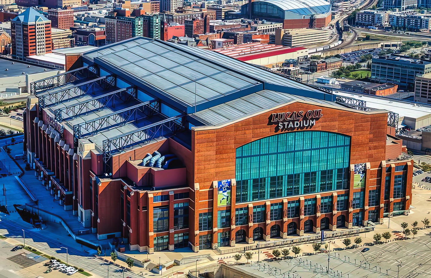 Indianapolis Colts Stadium Art Print | Lucas Oil Stadium Fine Art Print | RedKalion