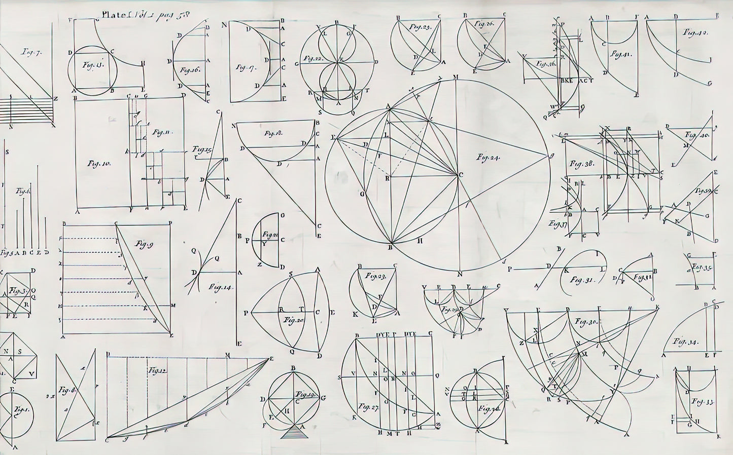 Mathematical Diagrams Fine Art Print | RedKalion