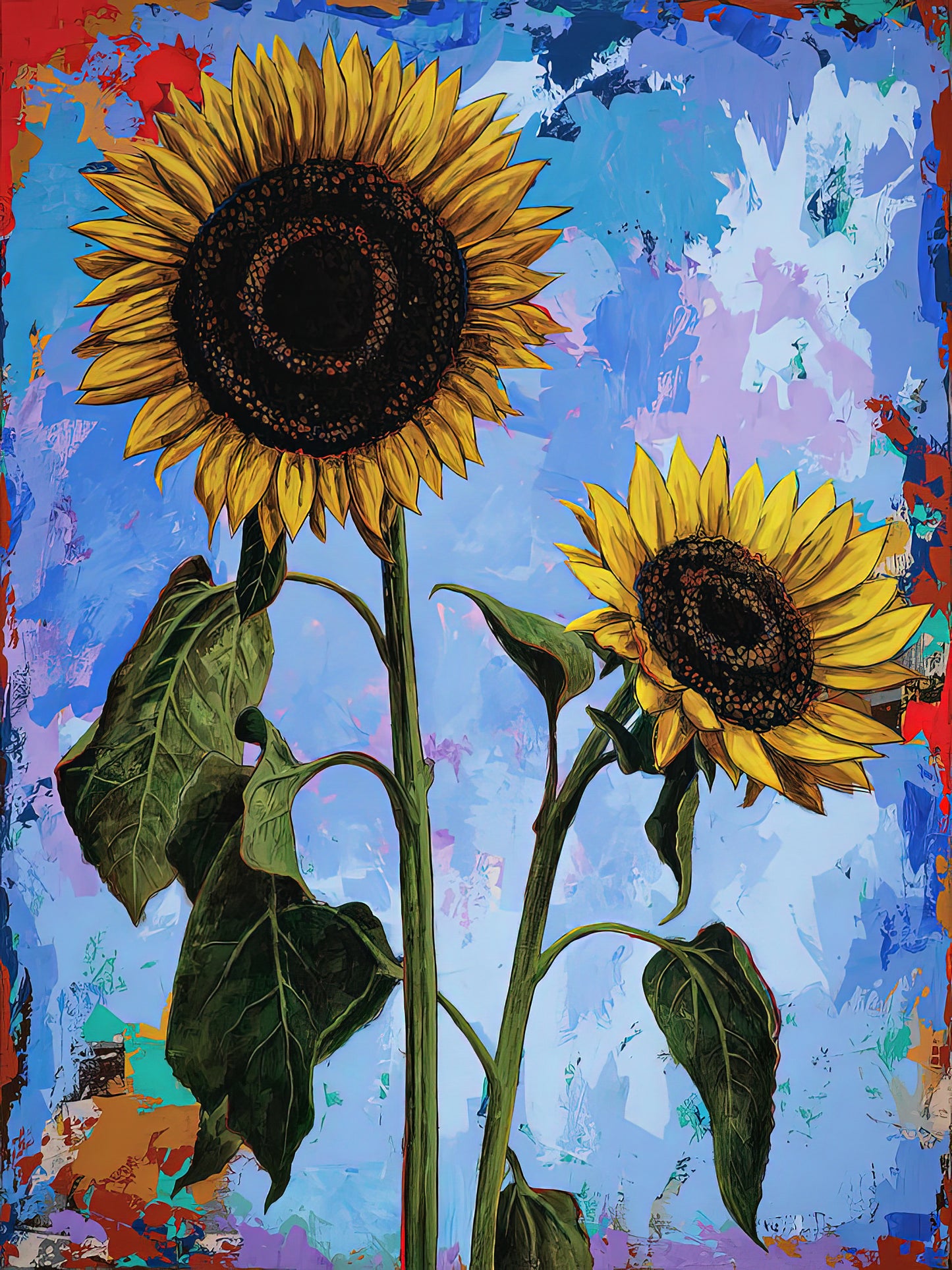Painting of Sunflowers Art Print | Van Gogh's Iconic Masterpiece | RedKalion