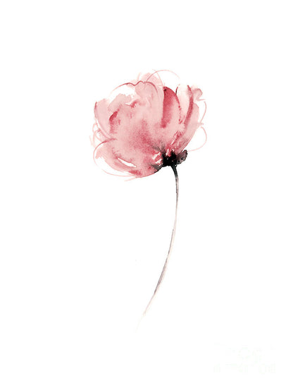 Pink Watercolor Flowers Art Print | Museum-Quality Fine Art Print | RedKalion