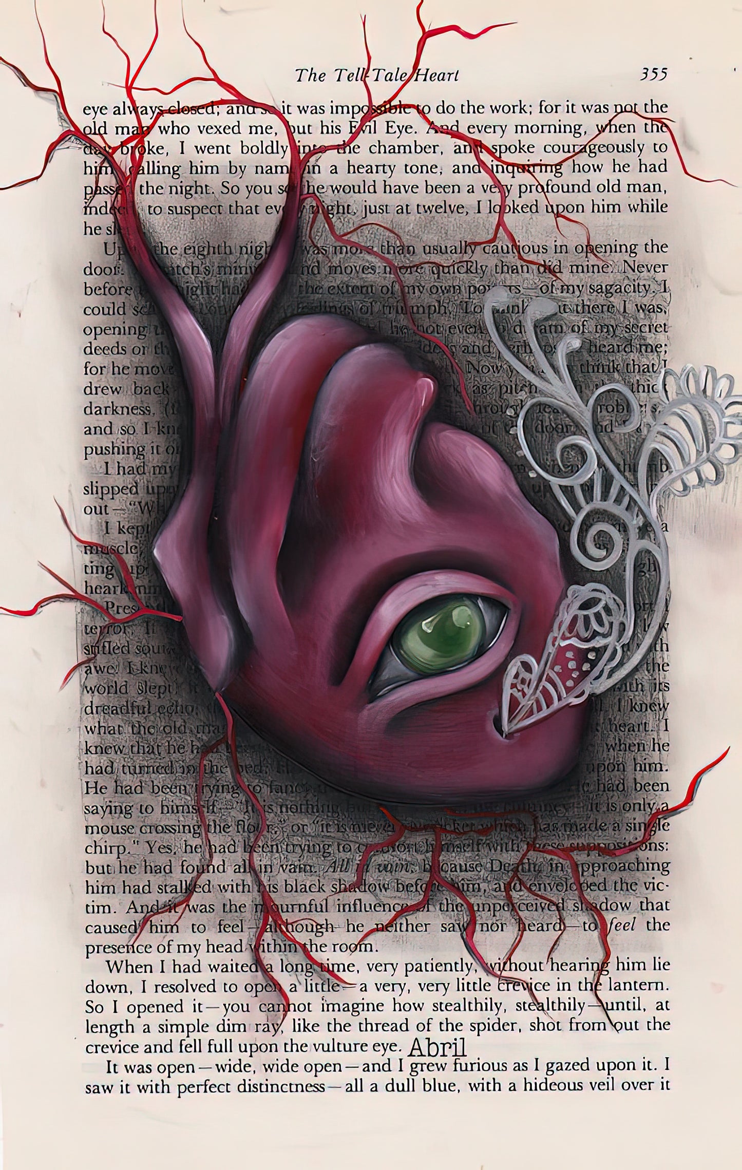 The Tell Tale Heart Drawings Art Print | RedKalion