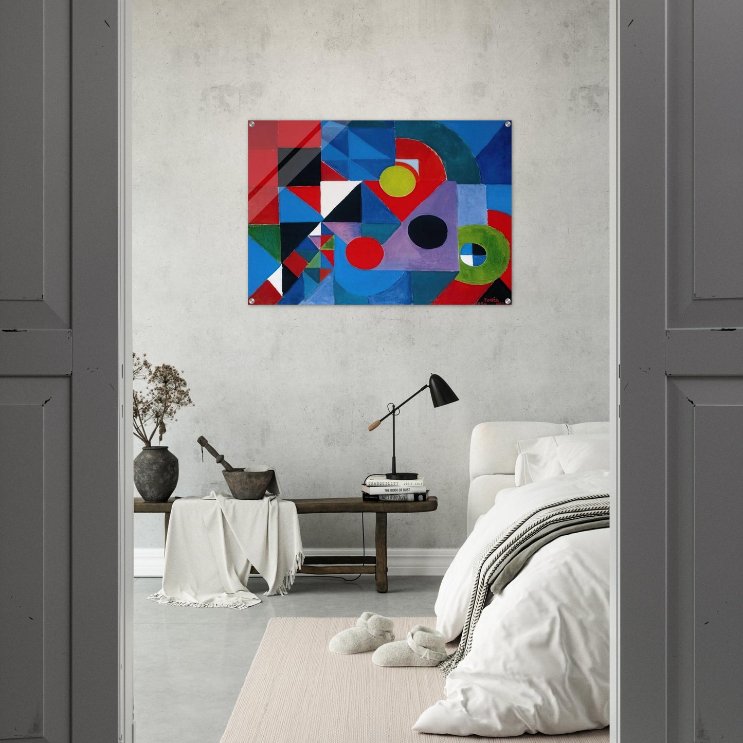 RHYTHM COLOUR - Sonia Delaunay Acrylic Print - 70x100 cm / 28x40″ inches