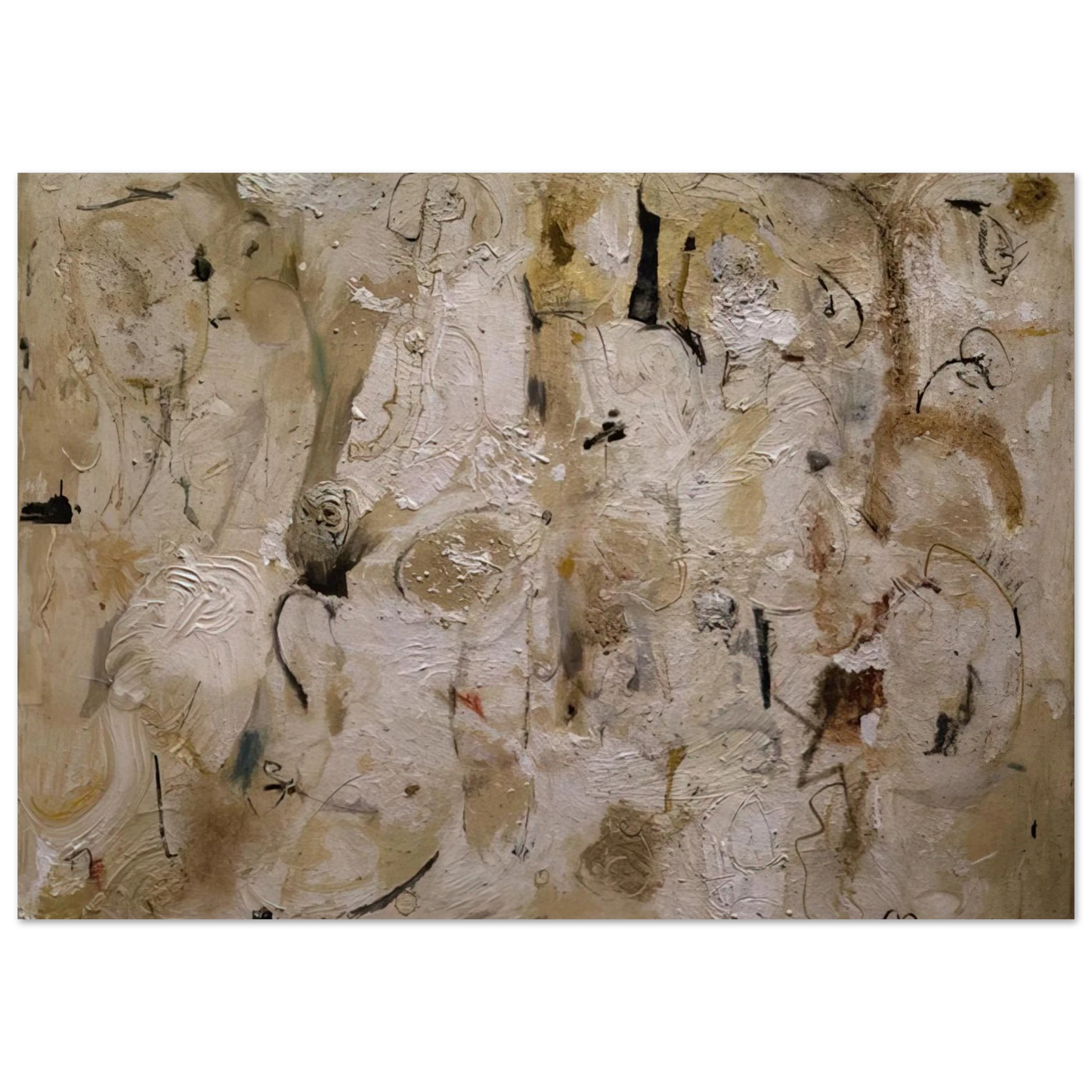 Helen Frankenthaler - Painted on 21st Street - 1951 Wall art - 15x20 cm / 6x8 inches - Fine Art Poster-canvas - -