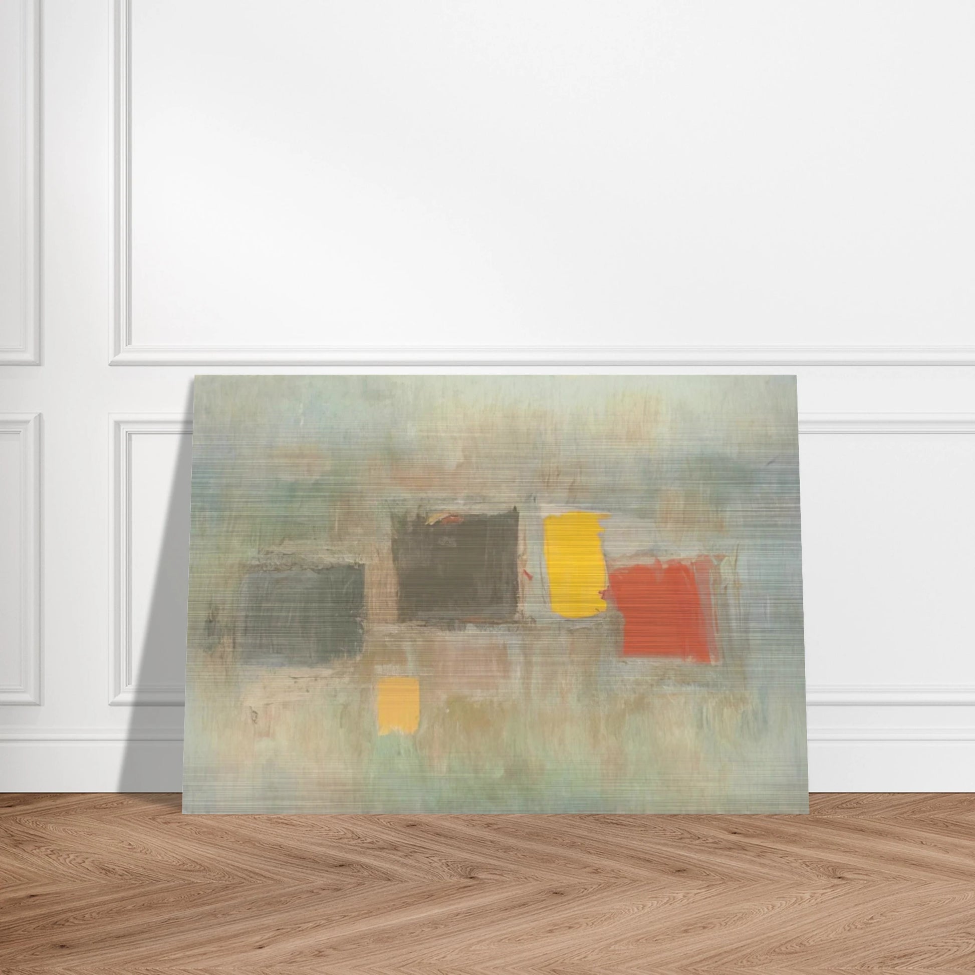 NUMBER 6 1956 - Esteban Vicente Brushed Aluminum Print - 70x100 cm / 28x40 inches | Esteban Vicente Aluminum Print | Esteban Vicente Prints