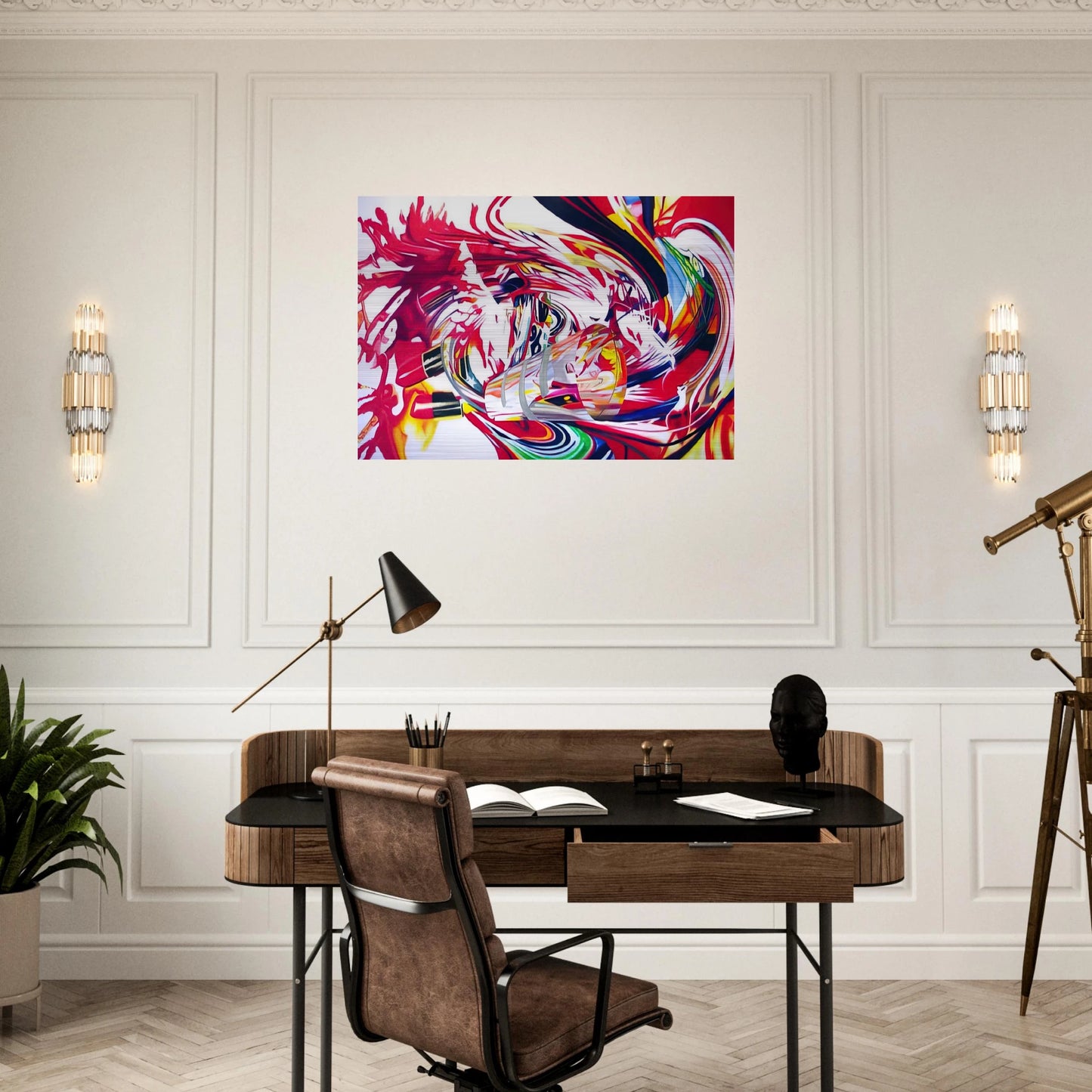 Women's Intuition, after Aspen - James Rosenquist Brushed Aluminum Print - 70x100 cm / 28x40 inches | James Rosenquist Aluminum Print | James Rosenquist Prints