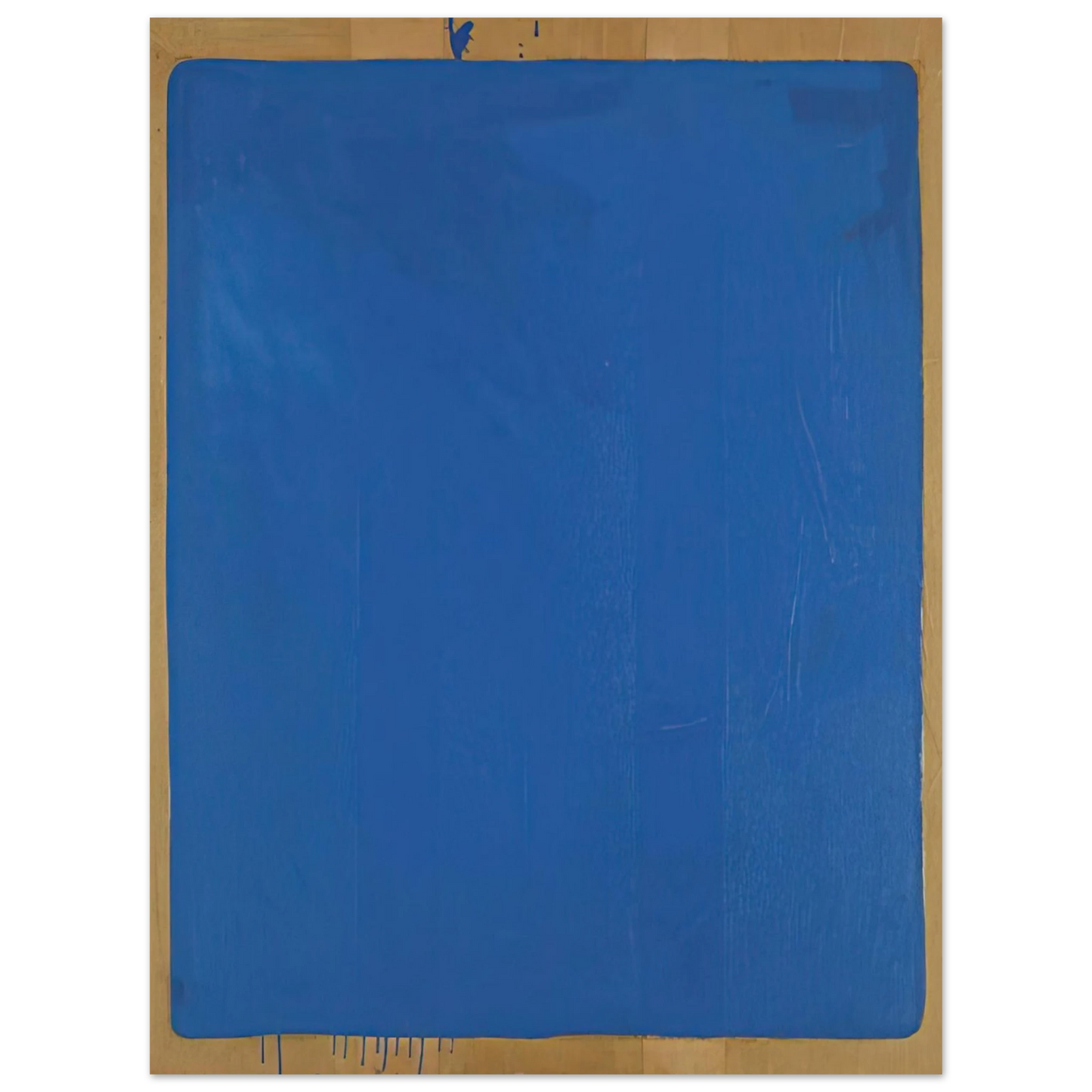 Mario Schifano - Monocromo blu - 1961  75x100 cm / 30x40inches Fine Art Poster