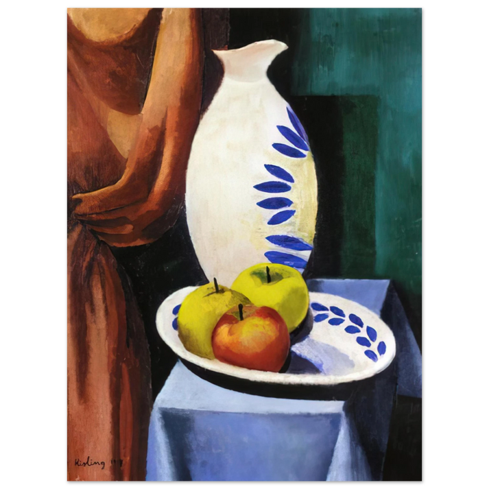 Moise Kisling - STILL LIFE WITH WHITE PITCHER 1917  75x100 cm / 30x40inches Fine Art Poster
