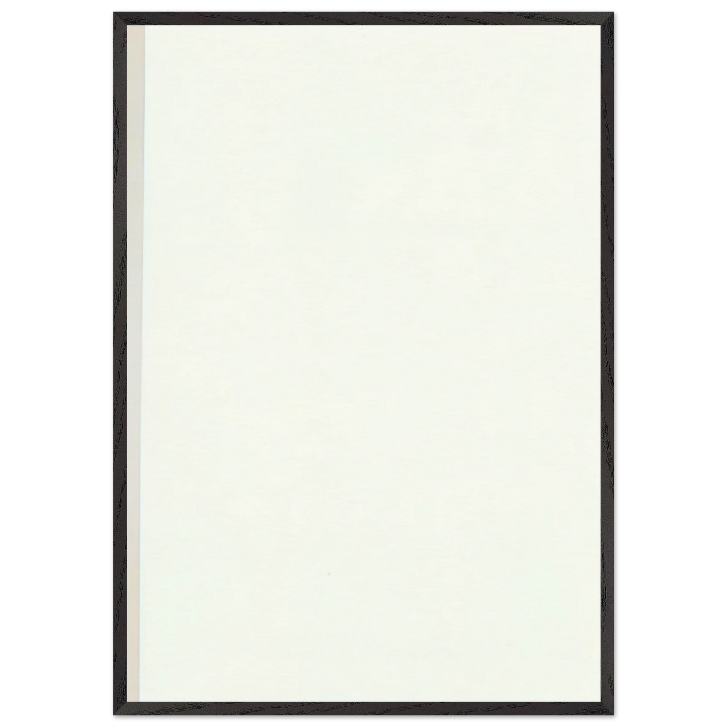 The Station of the Cross - Fourteenth Station - Barnett Newman 70x100 cm / 28x40 inches Framed Art Print – Black Wooden Frame