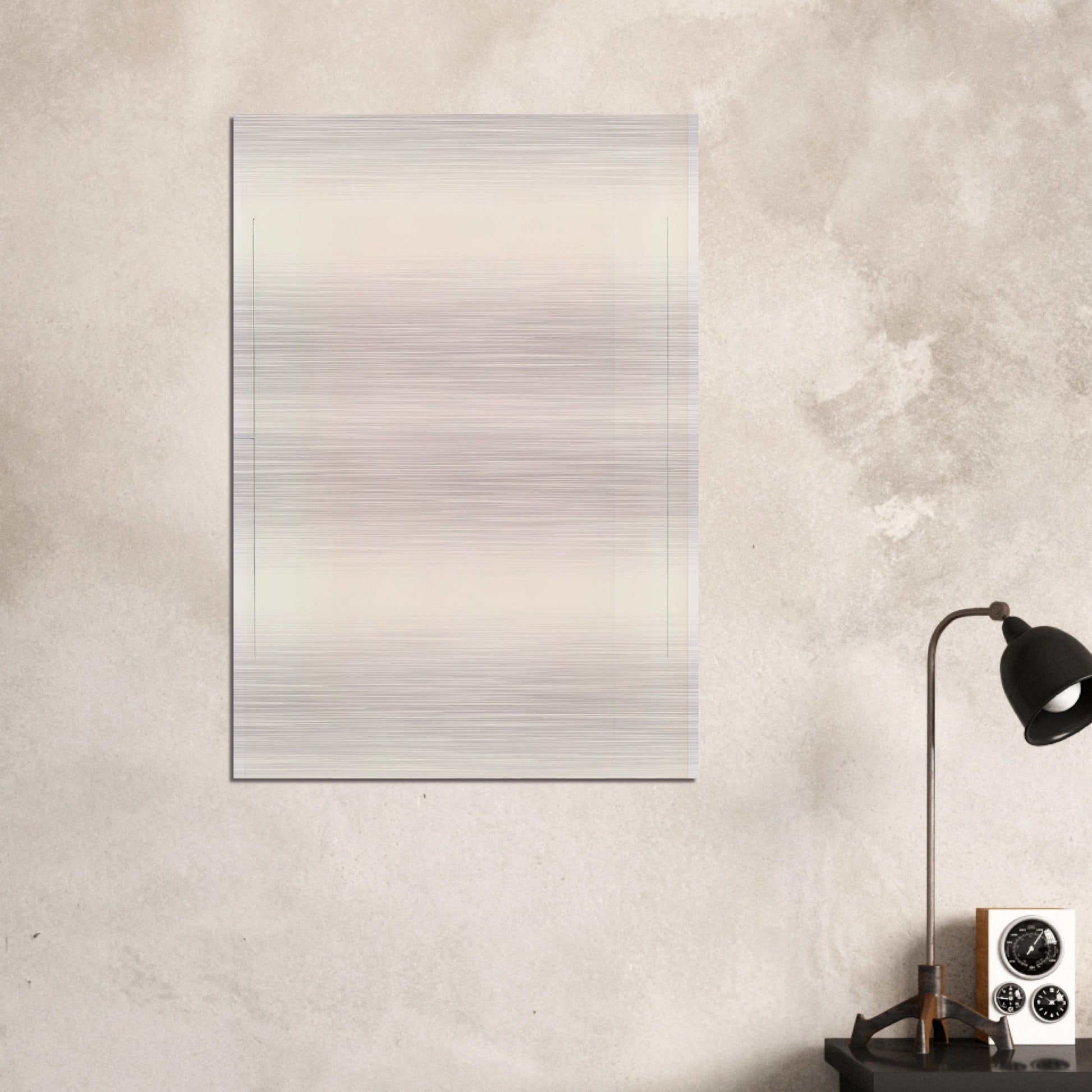 Red Bird - Agnes Martin Brushed Aluminum Print - 70x100 cm / 28x40 inches | Agnes Martin Aluminum Print | Agnes Martin Prints