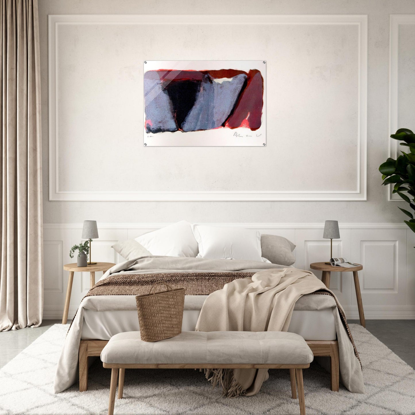 Untitled - 1979 - Bram van Velde Acrylic Print - 70x100 cm / 28x40″ inches