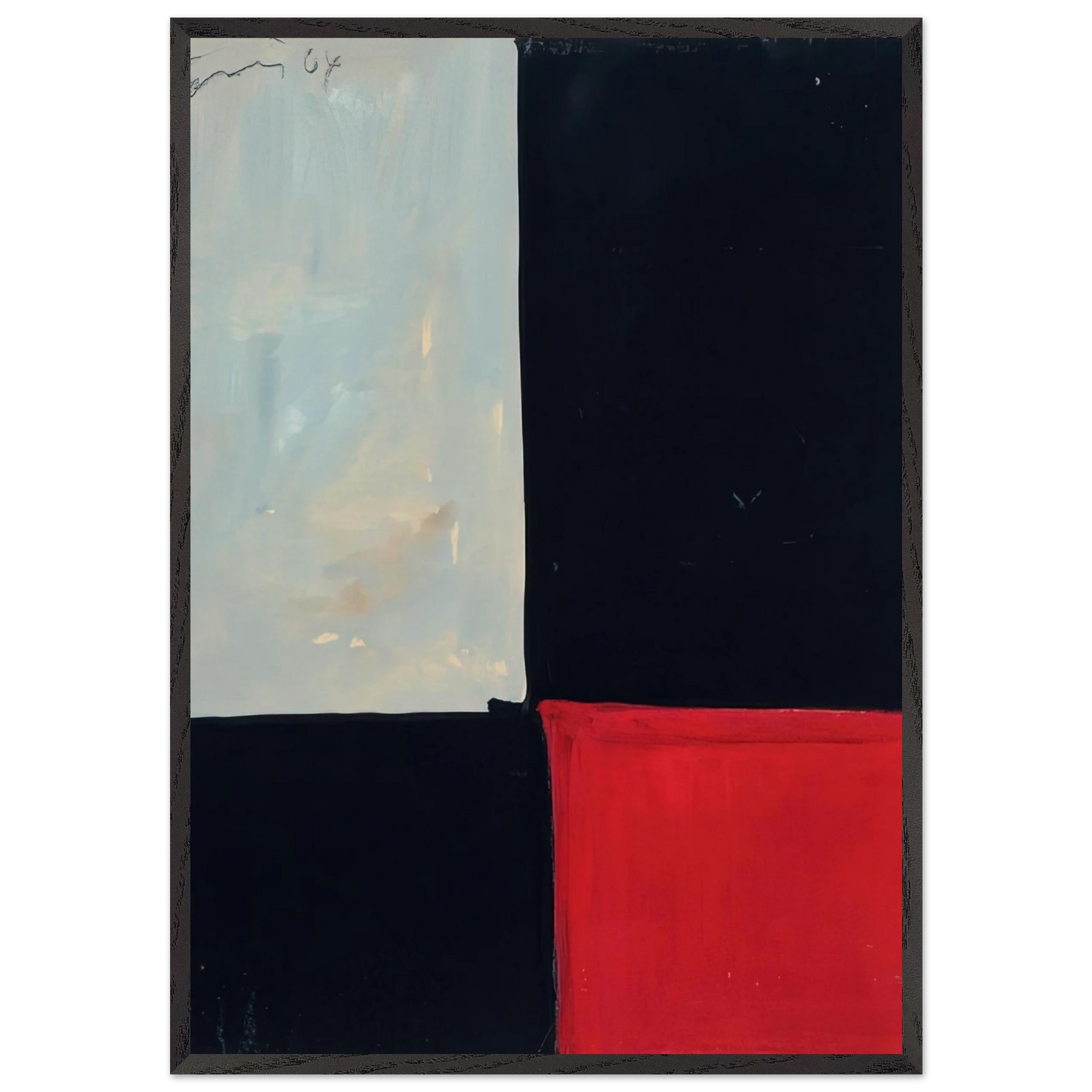 Untitled 04B0101 - 2004 - Gunther Forg 70x100 cm / 28x40 inches Framed Art Print – Black Wooden Frame