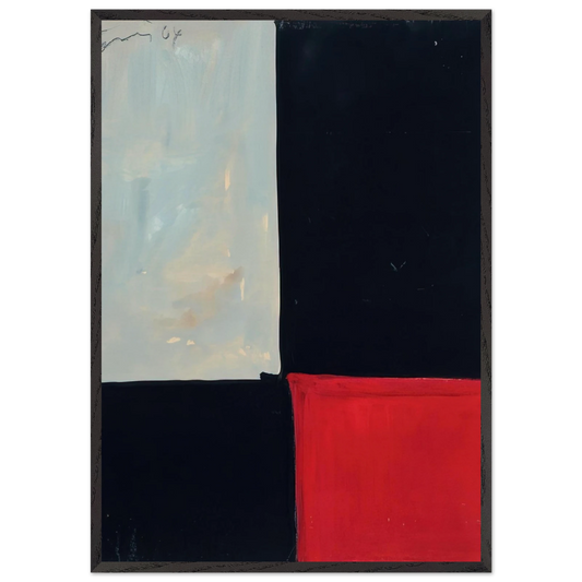 Untitled 04B0101 - 2004 - Gunther Forg 70x100 cm / 28x40 inches Framed Art Print – Black Wooden Frame