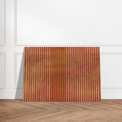 Pumpkin - 1959 - Gene Davis Brushed Aluminum Print - 70x100 cm / 28x40 inches | Gene Davis Aluminum Print | Gene Davis Prints