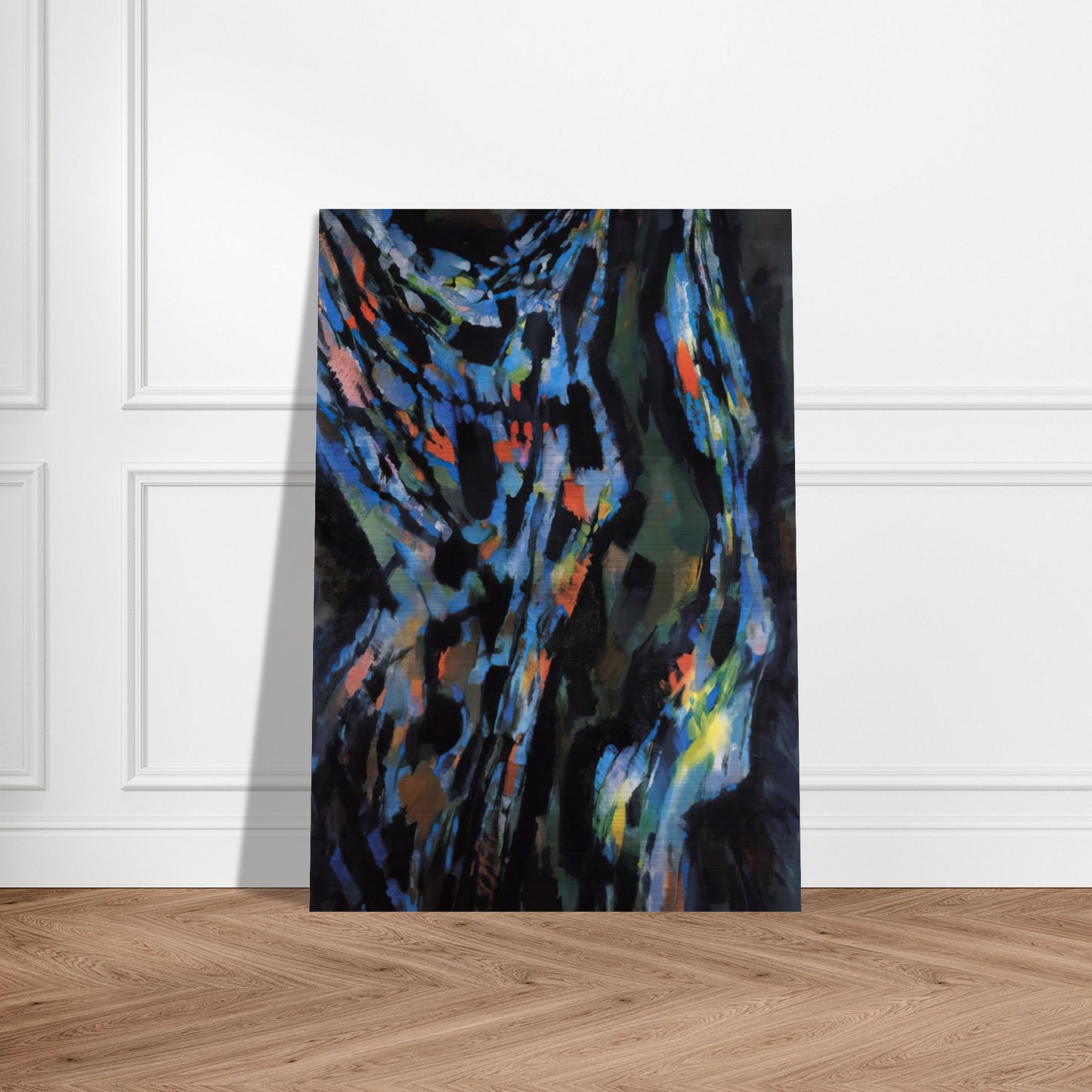 Les Ténèbres - 1962 - Alfred Manessier Brushed Aluminum Print - 70x100 cm / 28x40 inches | Alfred Manessier Aluminum Print | Alfred Manessier Prints