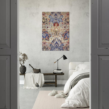 ACANTHUS EMBROIDERED PANEL 1890 - William Morris Brushed Aluminum Print - 70x100 cm / 28x40 inches | William Morris Aluminum Print | William Morris Prints