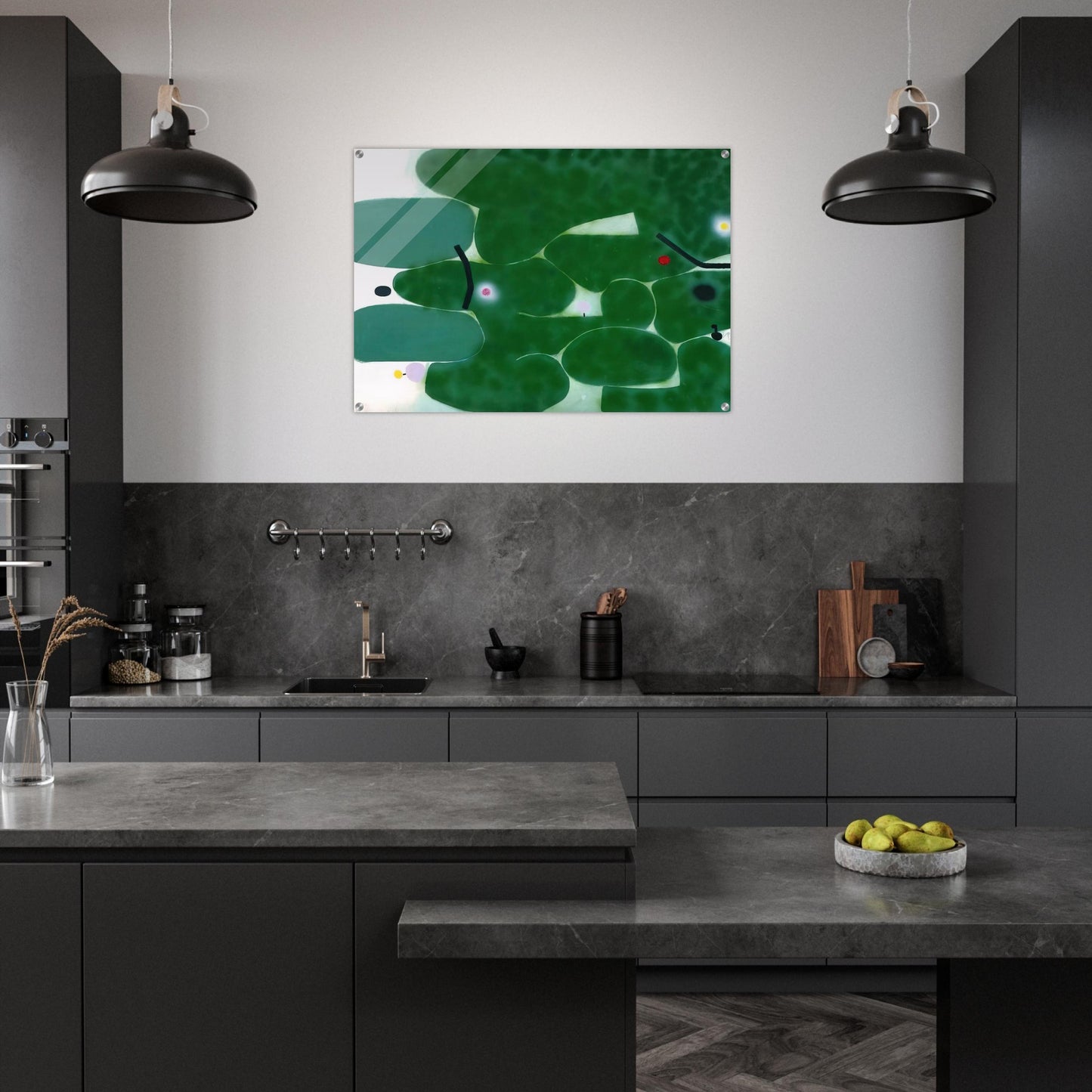 THE GREEN EARTH 1980 - Victor Pasmore Acrylic Print - 70x100 cm / 28x40″ inches | Victor Pasmore Wall Art | Victor Pasmore Prints
