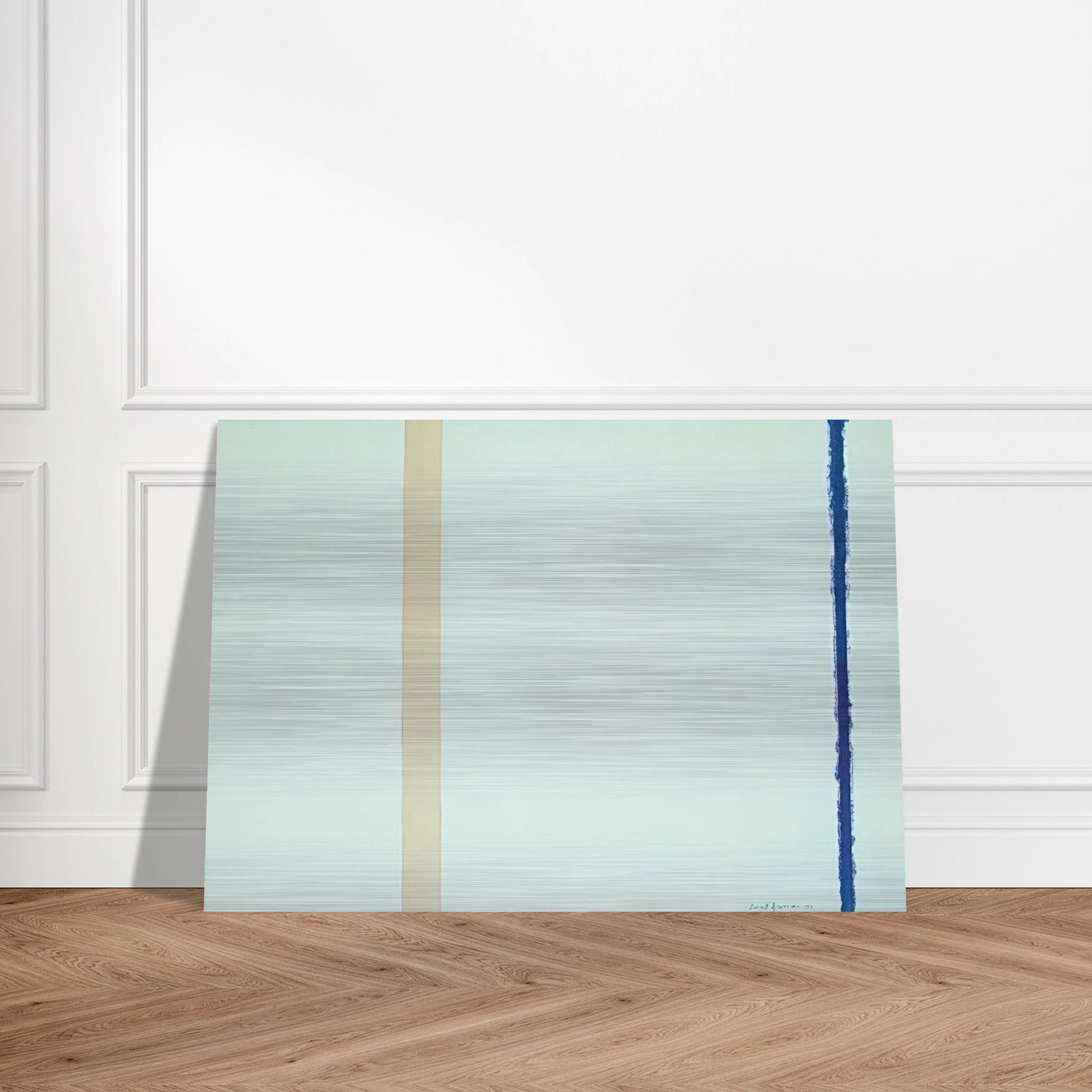 White Fire I - Barnett Newman Brushed Aluminum Print - 70x100 cm / 28x40 inches | Barnett Newman Aluminum Print | Barnett Newman Prints