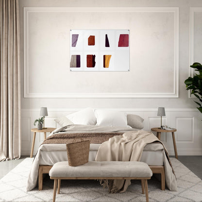 FRAGMENTS I VII 1998 - Robert Mangold Acrylic Print - 70x100 cm / 28x40″ inches