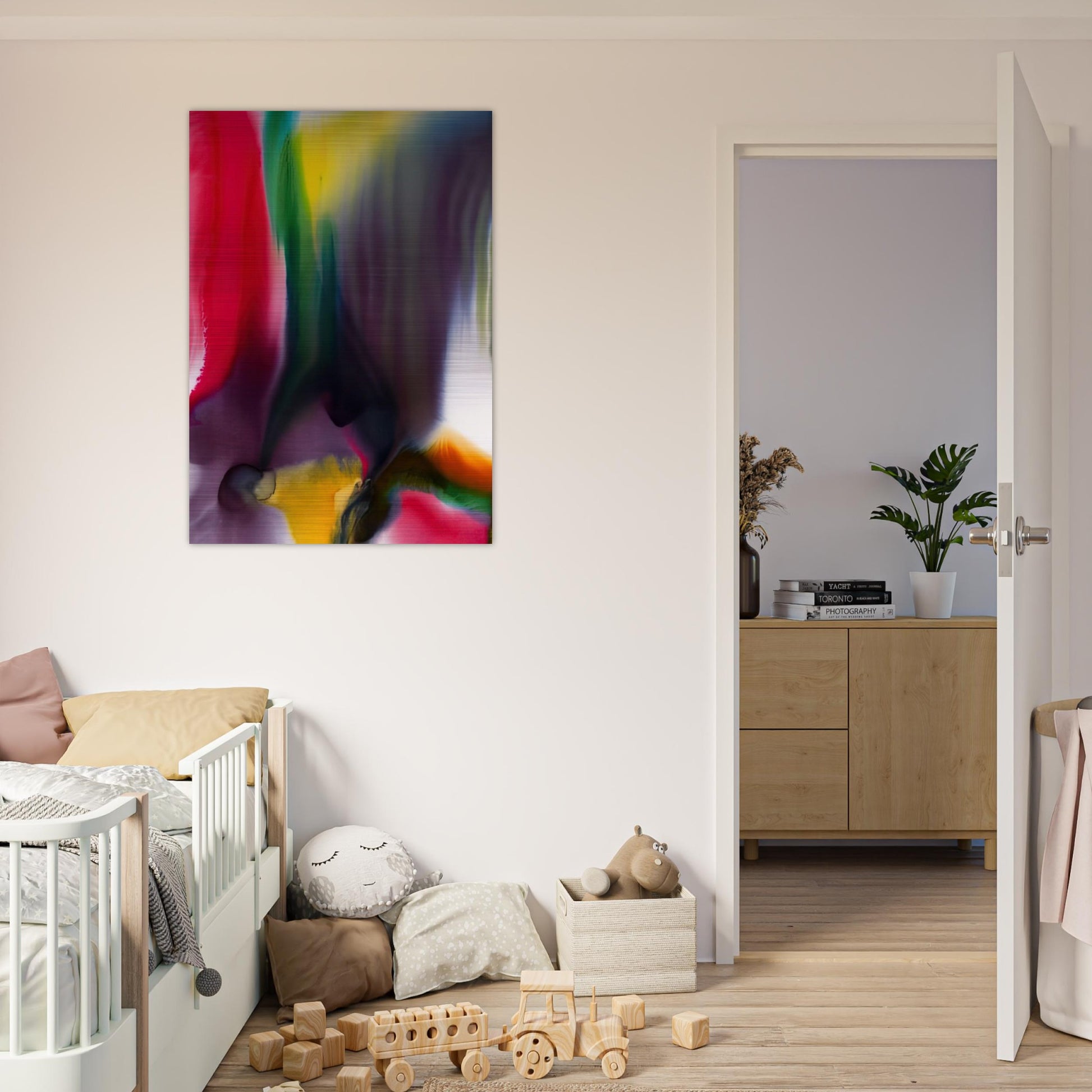 Phenomena Agate Bridge - Paul Jenkins Brushed Aluminum Print - 70x100 cm / 28x40 inches | Paul Jenkins Aluminum Print | Paul Jenkins Prints