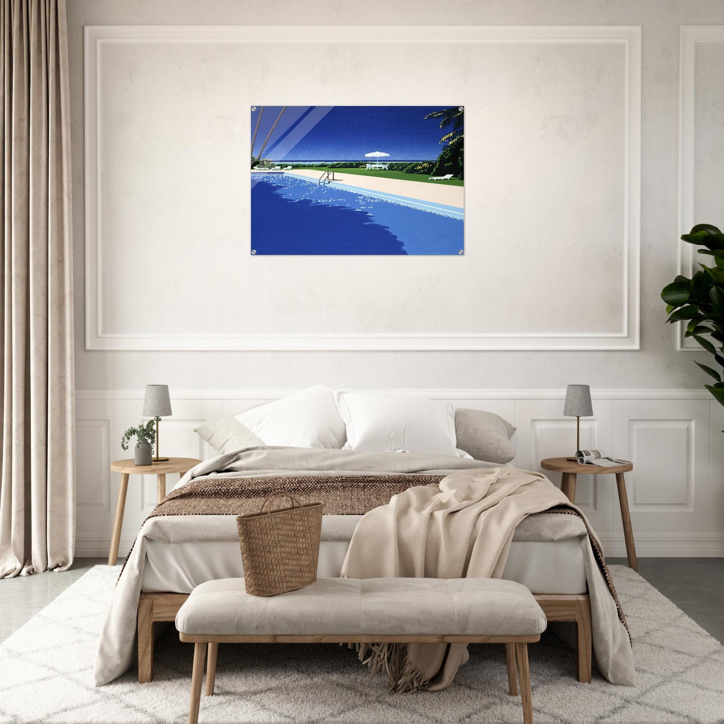 Deck - Hiroshi Nagai Acrylic Print - 70x100 cm / 28x40″ inches