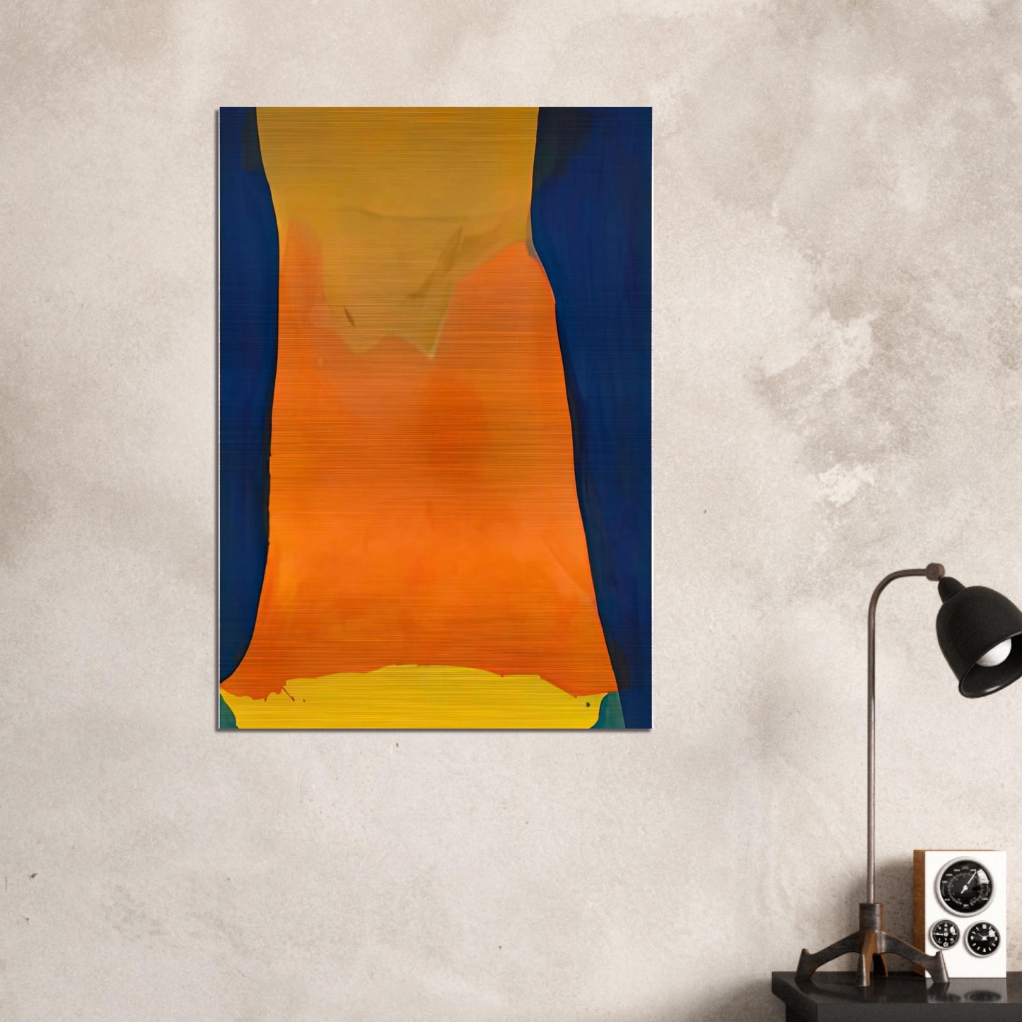 Orange Mood, 1963-64- - Helen Frankenthaler Brushed Aluminum Print - 70x100 cm / 28x40 inches | Helen Frankenthaler Aluminum Print | Helen Frankenthaler Prints