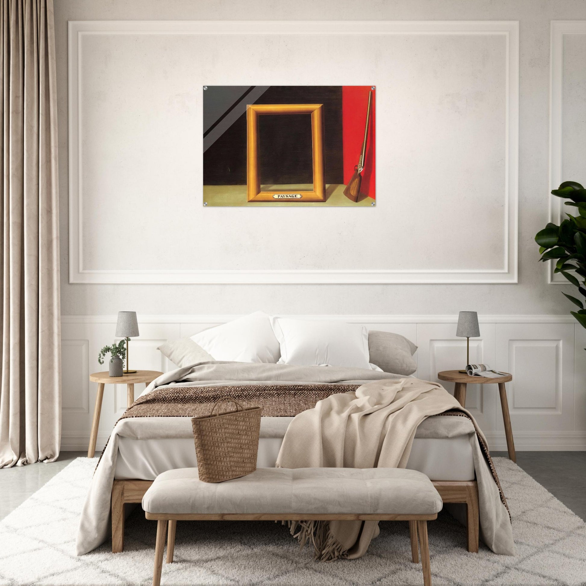 THE DELIGHTS OF LANDSCAPE 1928 - Rene Magritte Acrylic Print - 70x100 cm / 28x40″ inches