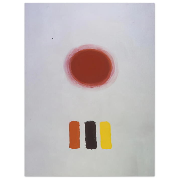 Adolph Gottlieb - Icon - 1964  75x100 cm / 30x40inches Fine Art Poster