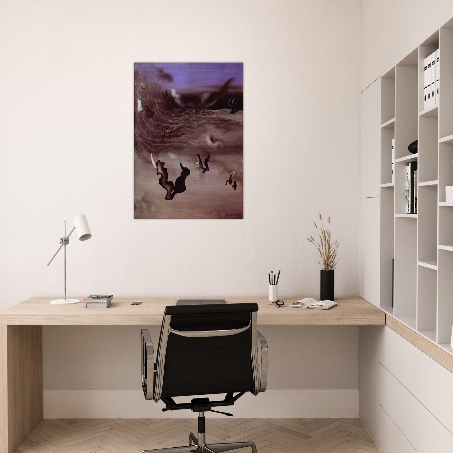 Wind - Yves Tanguy Brushed Aluminum Print - 70x100 cm / 28x40 inches | Yves Tanguy Aluminum Print | Yves Tanguy Prints