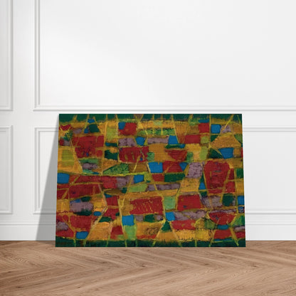 Champs de blé - 1949 - Alfred Manessier Brushed Aluminum Print - 70x100 cm / 28x40 inches | Alfred Manessier Aluminum Print | Alfred Manessier Prints