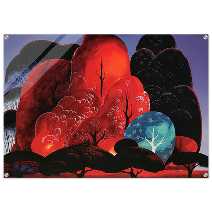 Blazing Glory - Eyvind Earle Acrylic Print - 70x100 cm / 28x40″ inches