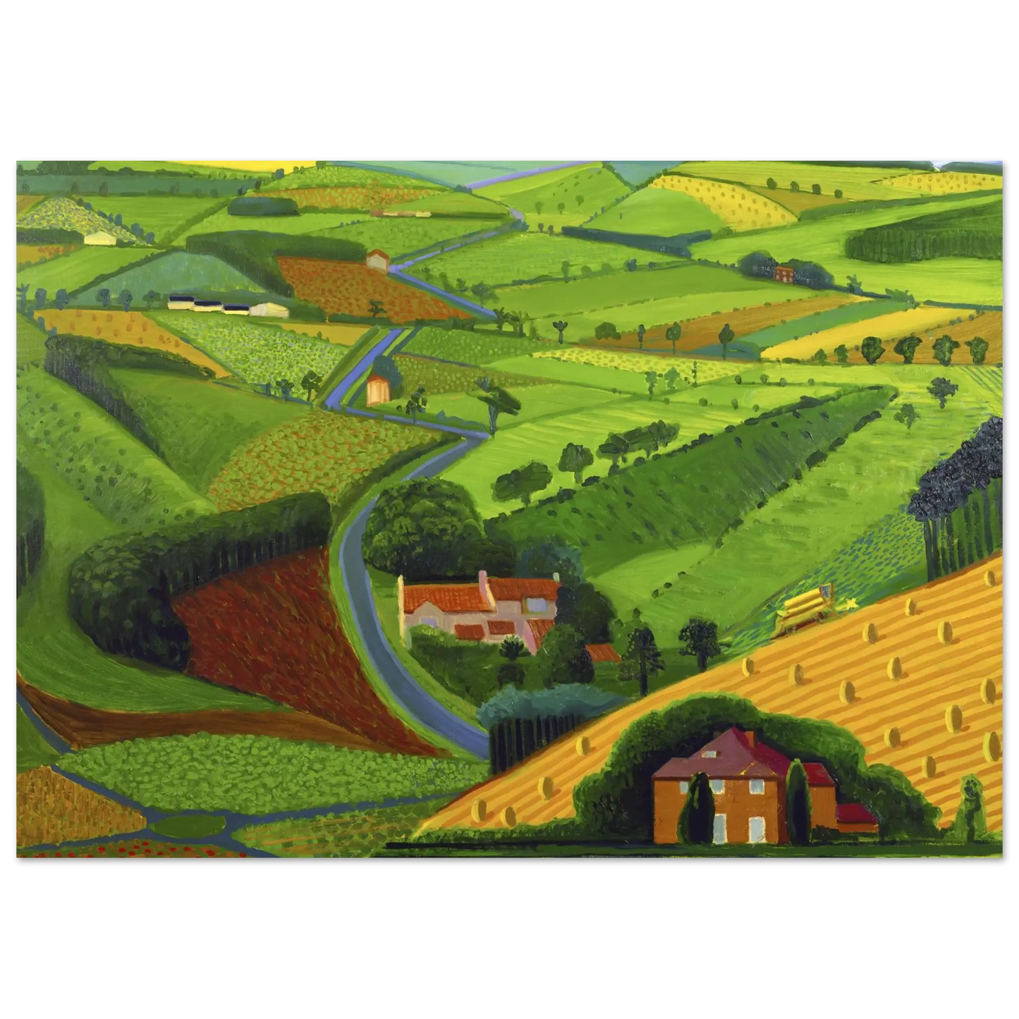 David Hockney - David Hockney Wall art - 28x43  cm / XL (11x17 Inches) - Fine Art Poster - -