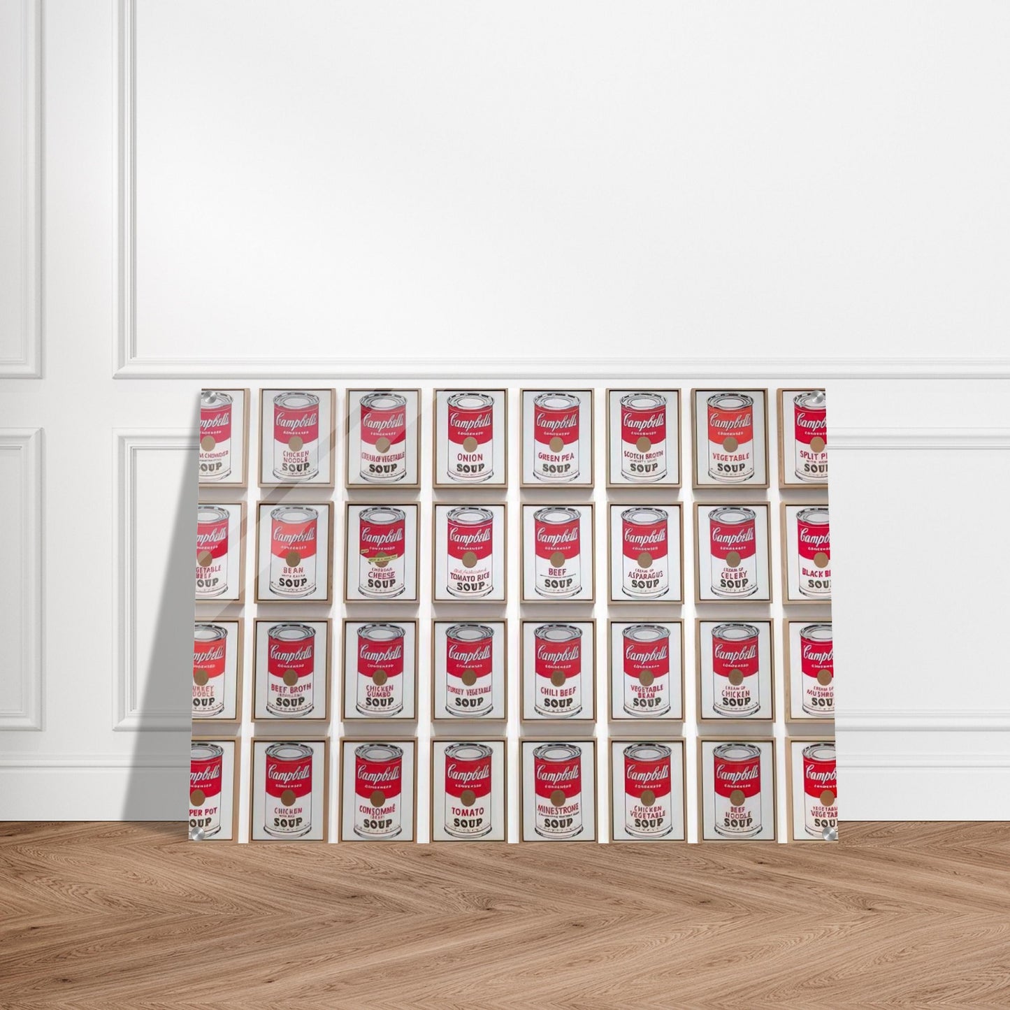 Campbell's Soup Cans - Andy Warhol Acrylic Print - 70x100 cm / 28x40″ inches