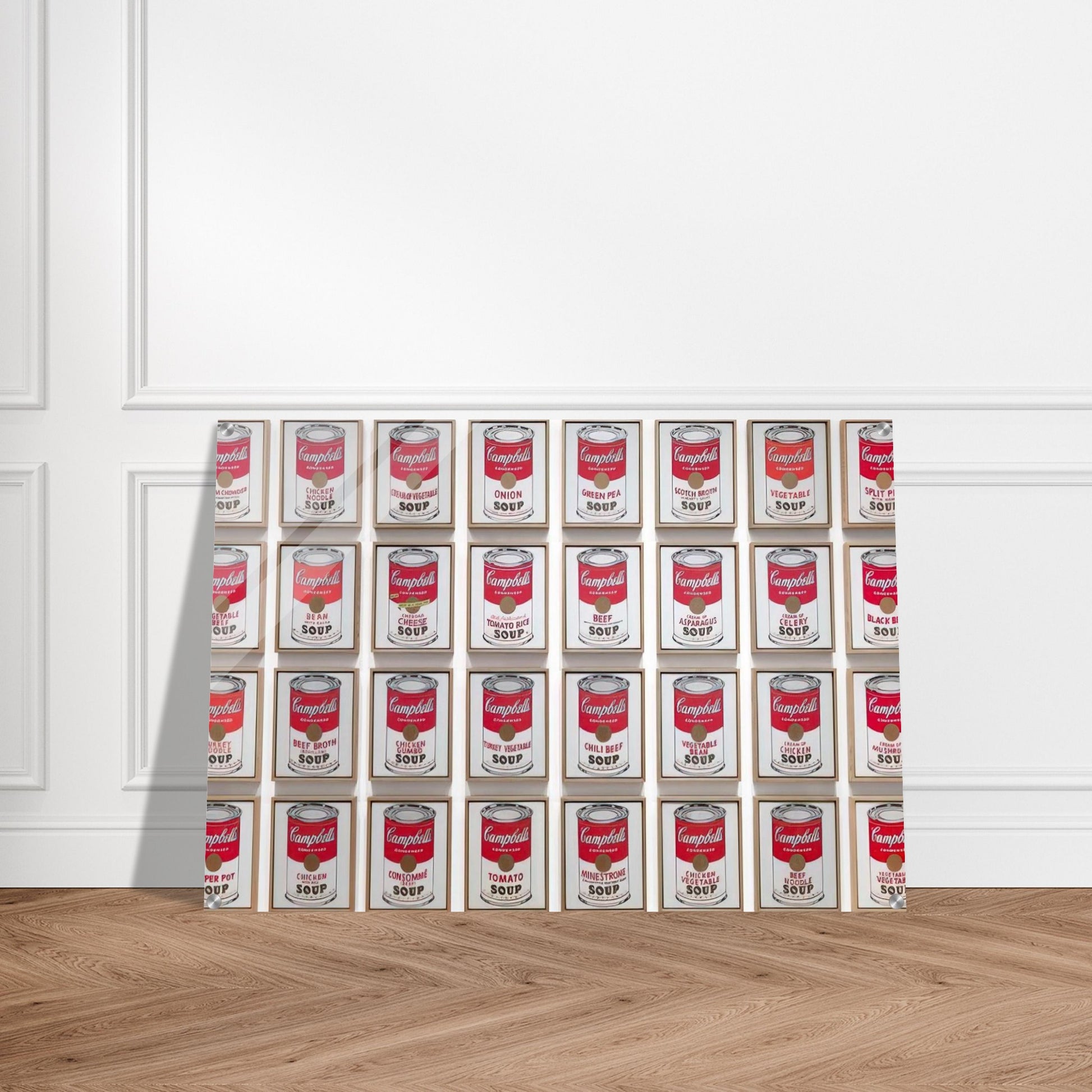 Campbell's Soup Cans - Andy Warhol Acrylic Print - 70x100 cm / 28x40″ inches