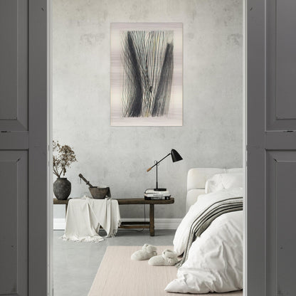 #18 - 1953 - Hans Hartung Brushed Aluminum Print - 70x100 cm / 28x40 inches | Hans Hartung Aluminum Print | Hans Hartung Prints