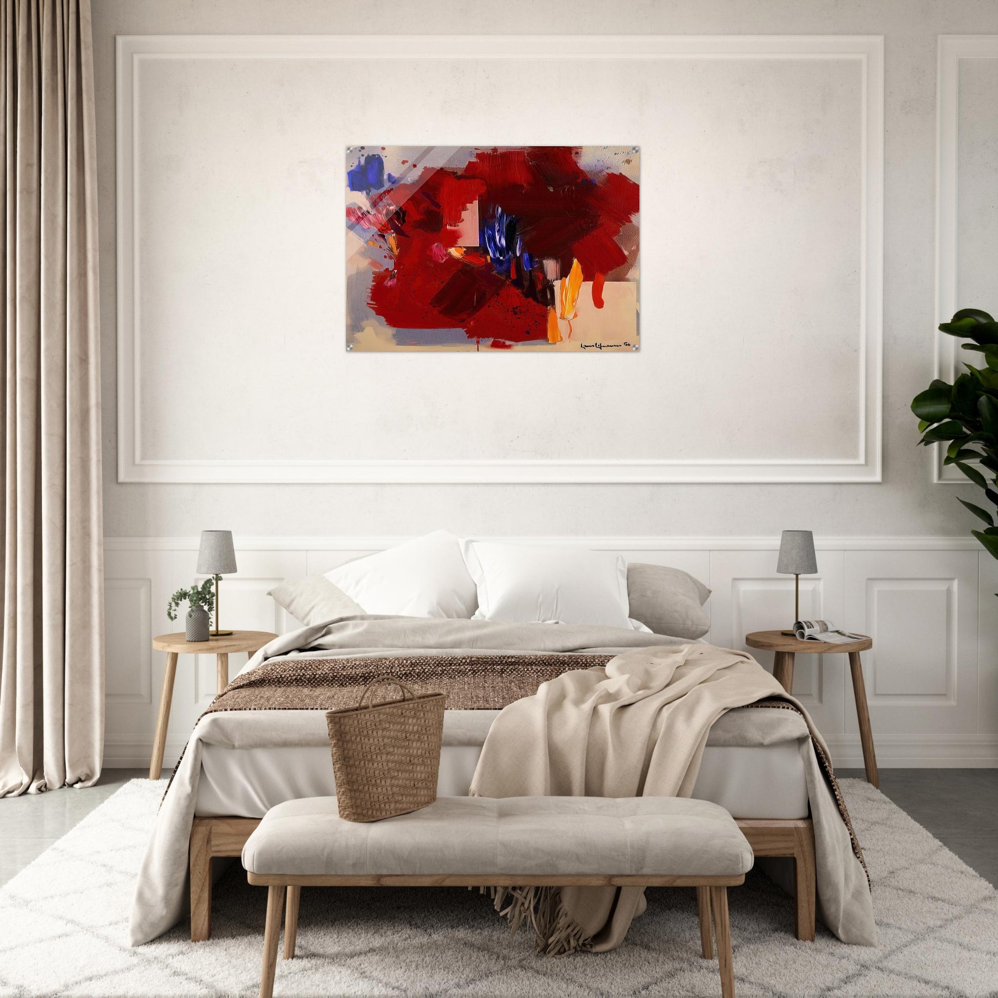 The Clash - Hans Hofmann Acrylic Print - 70x100 cm / 28x40″ inches | Hans Hofmann Wall Art | Hans Hofmann Prints