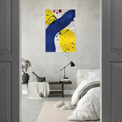 Untitled  from Pasadena Box  - Sam Francis Brushed Aluminum Print - 70x100 cm / 28x40 inches | Sam Francis Aluminum Print | Sam Francis Prints