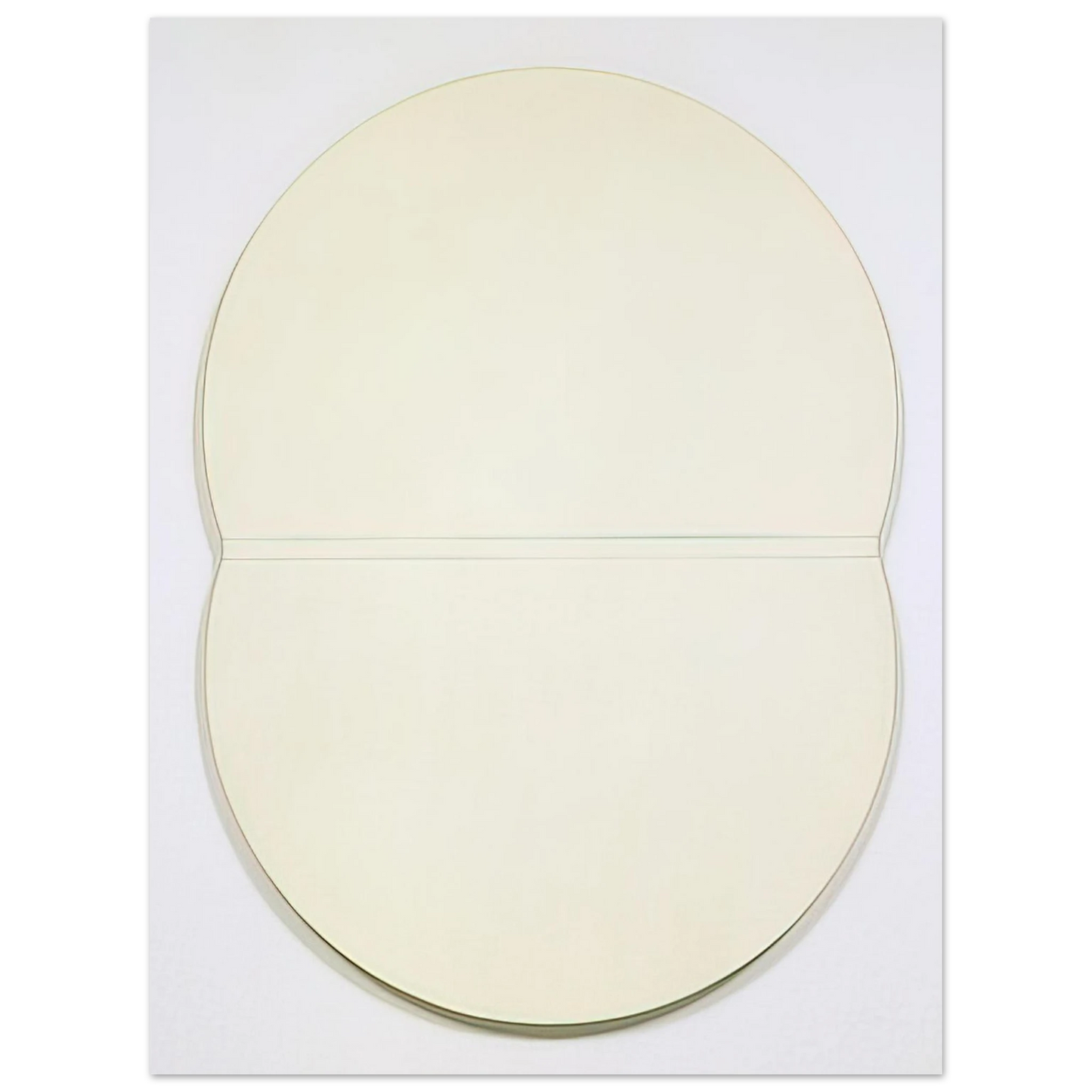 Ellsworth Kelly - White Plaque. Bridge Arch and Reflection  75x100 cm / 30x40inches Fine Art Poster