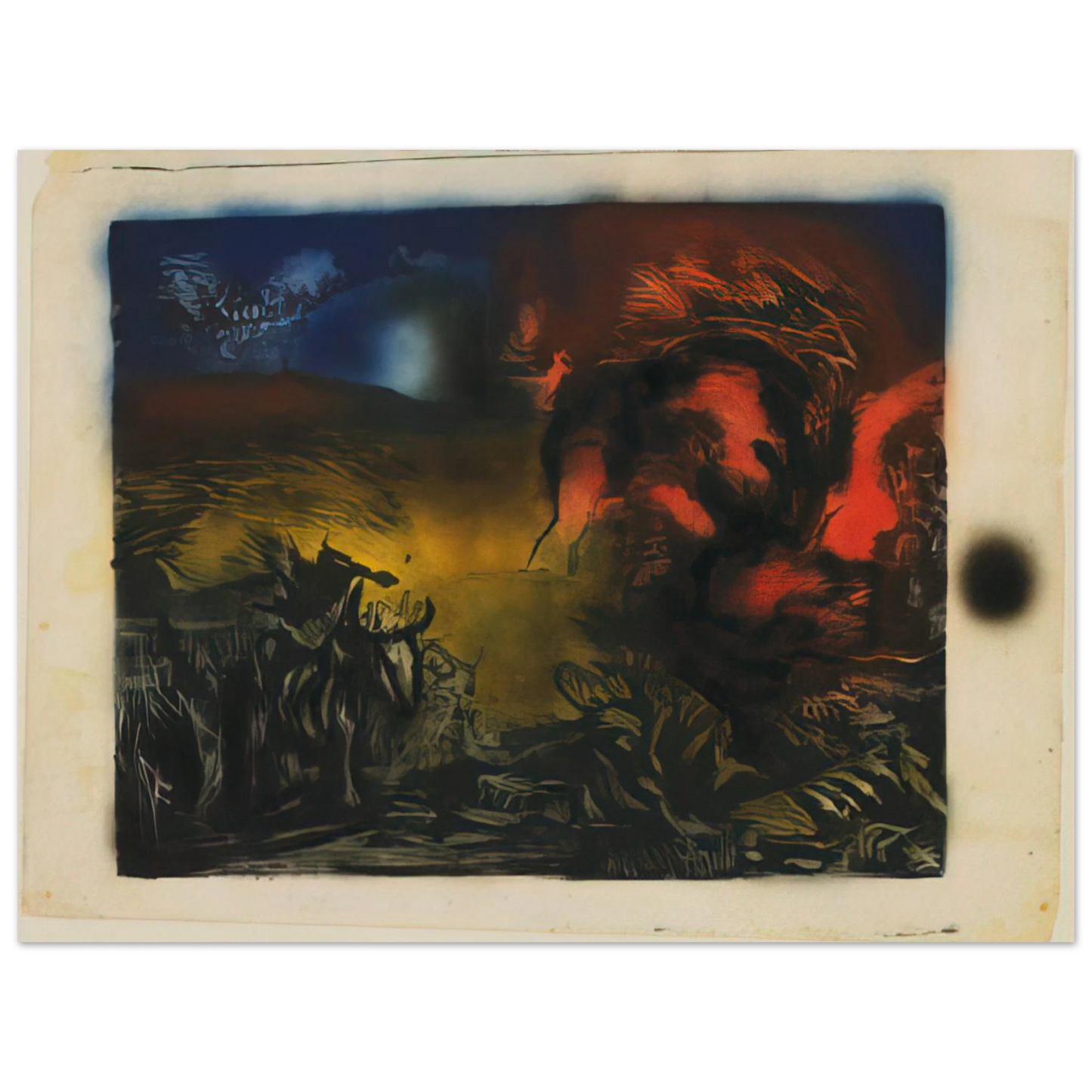 Jackson Pollock - LANDSCAPE WITH STEER 1937  75x100 cm / 30x40inches Fine Art Poster