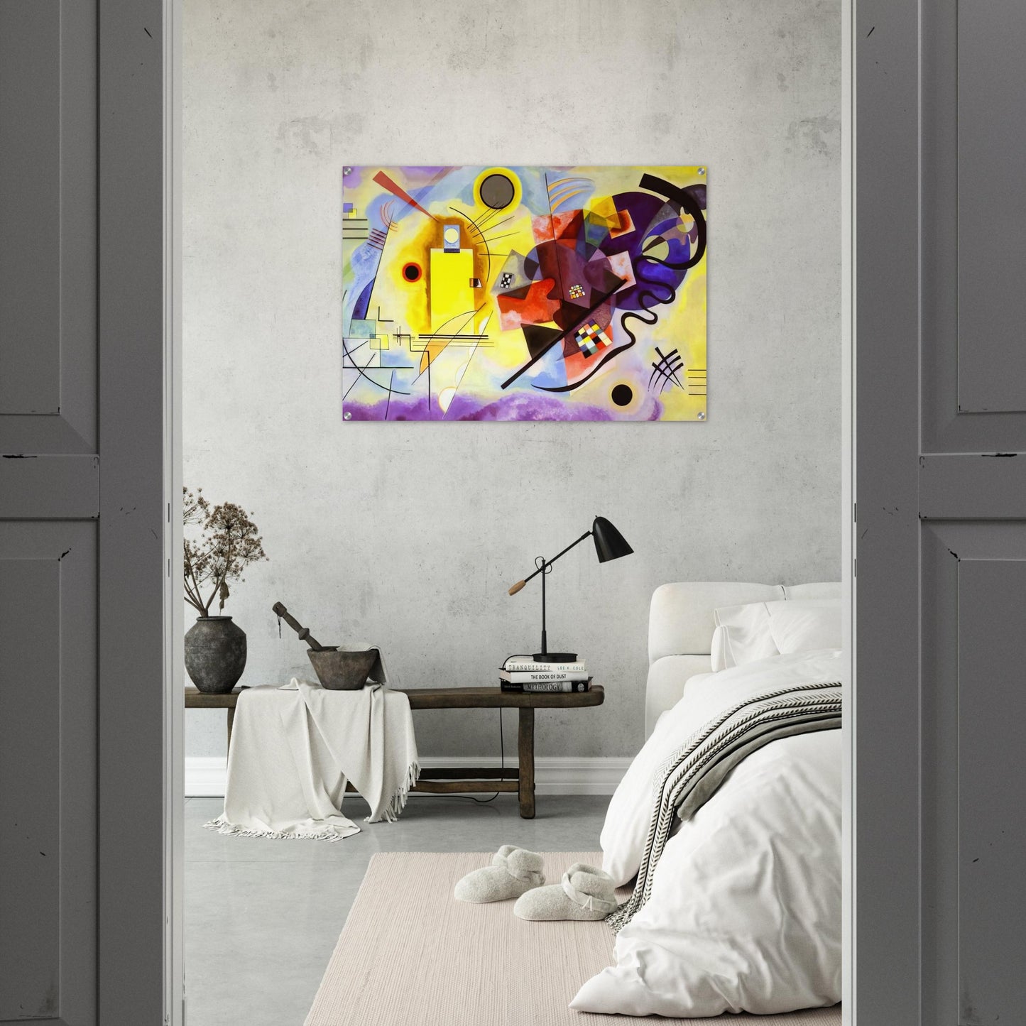 YELLOW RED BLUE 1925 - Wassily Kandinsky Acrylic Print - 70x100 cm / 28x40″ inches | Wassily Kandinsky Wall Art | Wassily Kandinsky Prints